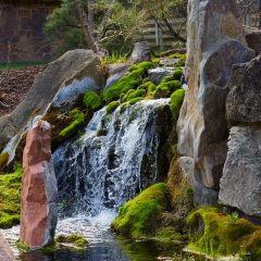 Lake House Waterfall