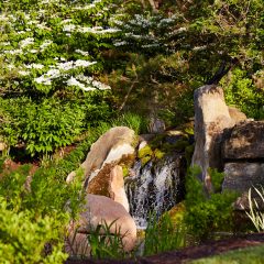 Lake House Waterfall