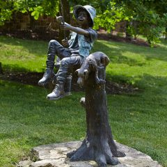 Fishing Statue